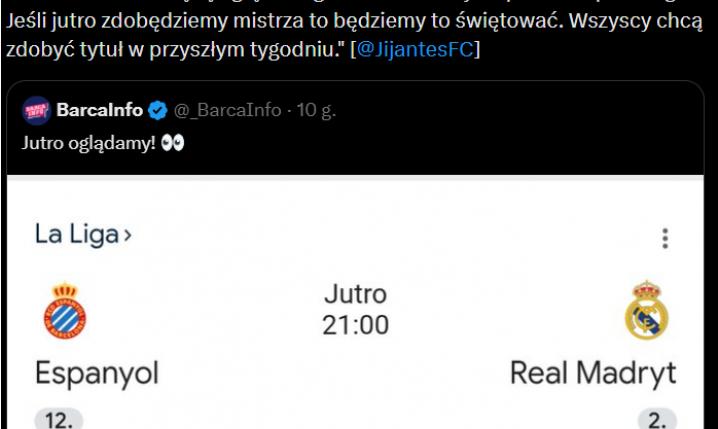 Hansi Flick i jego ODPOWIEDŹ na pytanie czy będzie oglądał dziś mecz Realu Madryt xD